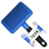 Изображение WAHL, Большая самоочищающаяся щетка для собак Dog XL Self-Cleaning Slicker Brush 2999-7320 в интернет-магазине Цирюльник