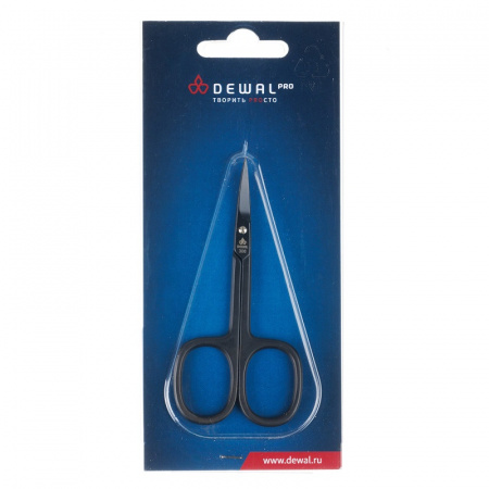 Изображение Dewal, Маникюрные ножницы для кутикулы Black Edition 308black в интернет-магазине Цирюльник