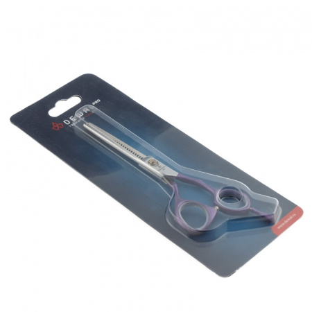 Изображение Dewal, Парикмахерские ножницы филировочные 5.5" COLOUR STEP ML55AS-PR, (28 зубцов) в интернет-магазине Цирюльник