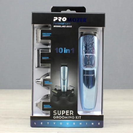 Изображение ProMozer, Триммер для стрижки волос 10 в 1 MZ-2033 в интернет-магазине Цирюльник