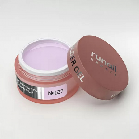 Изображение RuNail, Моделирующий УФ-гель для ногтей BUILDER UV GEL Expert №127, 50 г в интернет-магазине Цирюльник