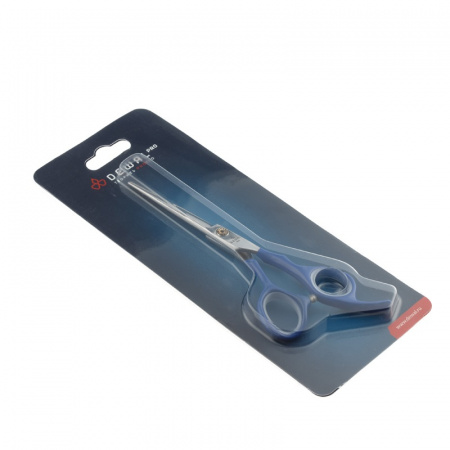 Изображение Dewal, Парикмахерские ножницы прямые 5.5" COLOUR STEP ML55-BL, синие в интернет-магазине Цирюльник