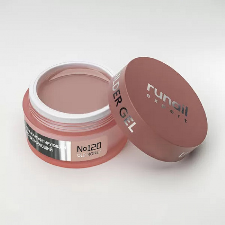 Изображение RuNail, Моделирующий УФ-гель для ногтей BUILDER UV GEL Expert №120, 50 г в интернет-магазине Цирюльник