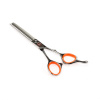 Изображение TAYO, Парикмахерские ножницы филировочные 5.5" ORANGE TQ15540S, (40 зубцов) в интернет-магазине Цирюльник