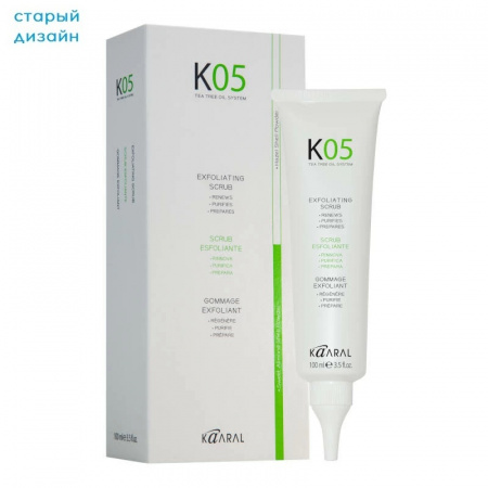 Изображение Kaaral, Скраб-эксфолиант для кожи головы K05 Exfoliating Scrub, 100 мл в интернет-магазине Цирюльник