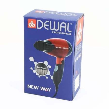 Изображение Dewal, Дорожный фен для волос New Way синий 03-5512 Blue в интернет-магазине Цирюльник