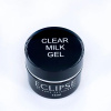 Изображение Eclipse, Камуфлирующий гель для ногтей Clear Milk, 15 мл в интернет-магазине Цирюльник