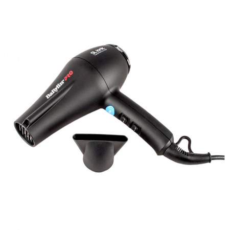 Изображение BaByliss Pro, Профессиональный фен для волос Tourmaline SL Ionic Soft Touch BAB5586E в интернет-магазине Цирюльник