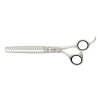 Изображение Dewal, Ножницы для груминга шанкерные 7" Pro Grooming GR006720T, (20 зубцов) в интернет-магазине Цирюльник