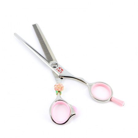 Изображение TAYO, Парикмахерские ножницы филировочные 5.5" DUET TS-24055R, (40 зубцов) в интернет-магазине Цирюльник