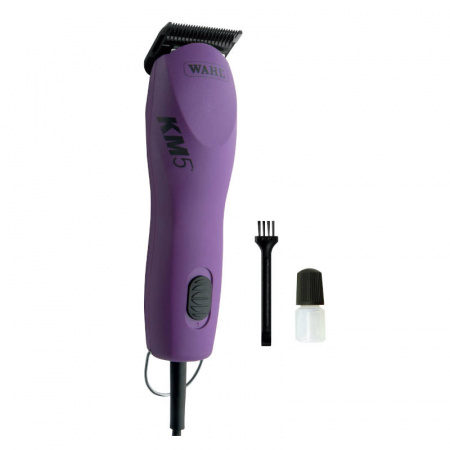 Изображение Wahl, Машинка для стрижки животных фиолетовая KM5 1260-0470 в интернет-магазине Цирюльник