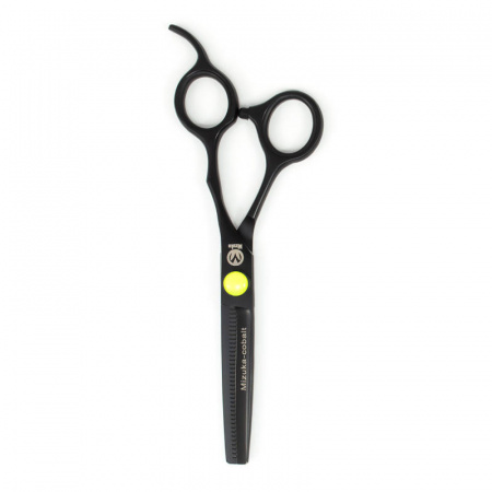Изображение Mizuka, Парикмахерские ножницы филировочные 5.5" Дебют PBS-R10T Black & Green, (36 зубцов) в интернет-магазине Цирюльник