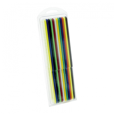 Изображение WAHL, Набор цветных расчесок для барбера Colored Flat Top comb 3206-200, 12 шт в интернет-магазине Цирюльник