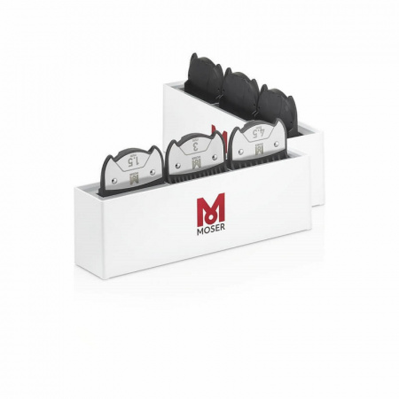 Изображение Moser, Набор магнитных насадок Magnetic Premium 1801-7000 (1,5, 3, 4,5, 6, 9 и 12 мм) в интернет-магазине Цирюльник