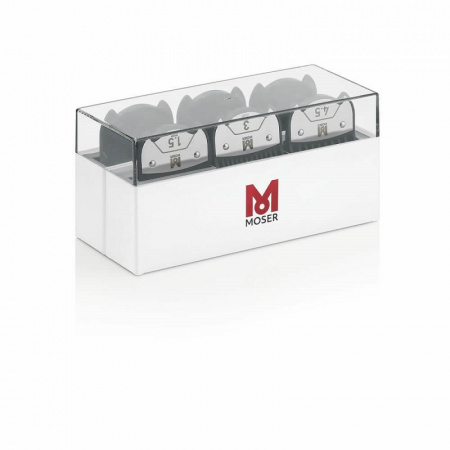 Изображение Moser, Набор магнитных насадок Magnetic Premium 1801-7000 (1,5, 3, 4,5, 6, 9 и 12 мм) в интернет-магазине Цирюльник