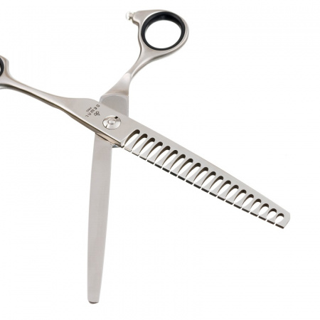 Изображение Dewal, Ножницы для груминга шанкерные 7" Pro Grooming GR006720T, (20 зубцов) в интернет-магазине Цирюльник