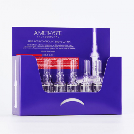 Изображение FarmaVita, Лосьон против выпадения Amethyste Stimulate, 12x8 мл в интернет-магазине Цирюльник