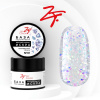 Изображение Zet Color, Кератиновая база для гель-лака "Жесткий каркас" ИСКРА №1 прозрачный блеск, 15 мл в интернет-магазине Цирюльник
