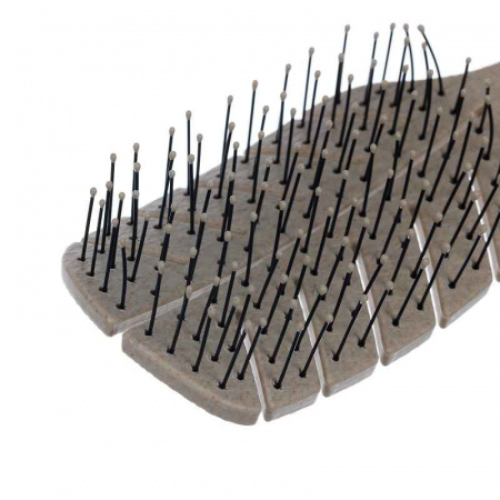 Изображение Dewal Beauty, Продувная щетка для волос Листик Friendly DBEF1-Beige в интернет-магазине Цирюльник