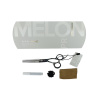 Изображение Melon Pro, Парикмахерские ножницы филировочные 5,5" silver edition SE/F-10 (34 зубьев) в интернет-магазине Цирюльник