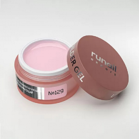 Изображение RuNail, Моделирующий УФ-гель для ногтей BUILDER UV GEL Expert №129, 50 г в интернет-магазине Цирюльник